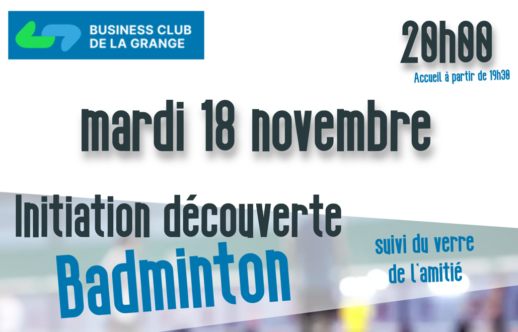 Initiation découverte Badminton | Places limitées