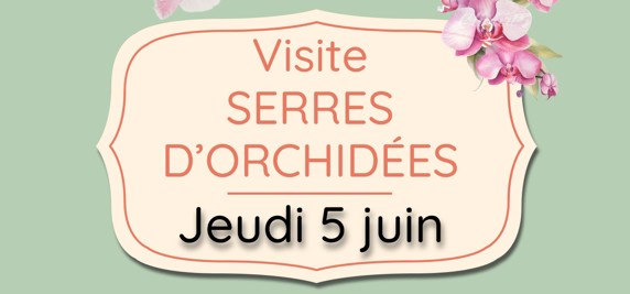 Visite des serres d'orchidées